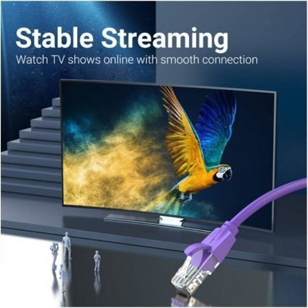 Vention Cable de red RJ45 UTP Cat.6 2m Morado IBEVH Vention Cable de red RJ45 UTP Cat.6 2m Morado IBEVH